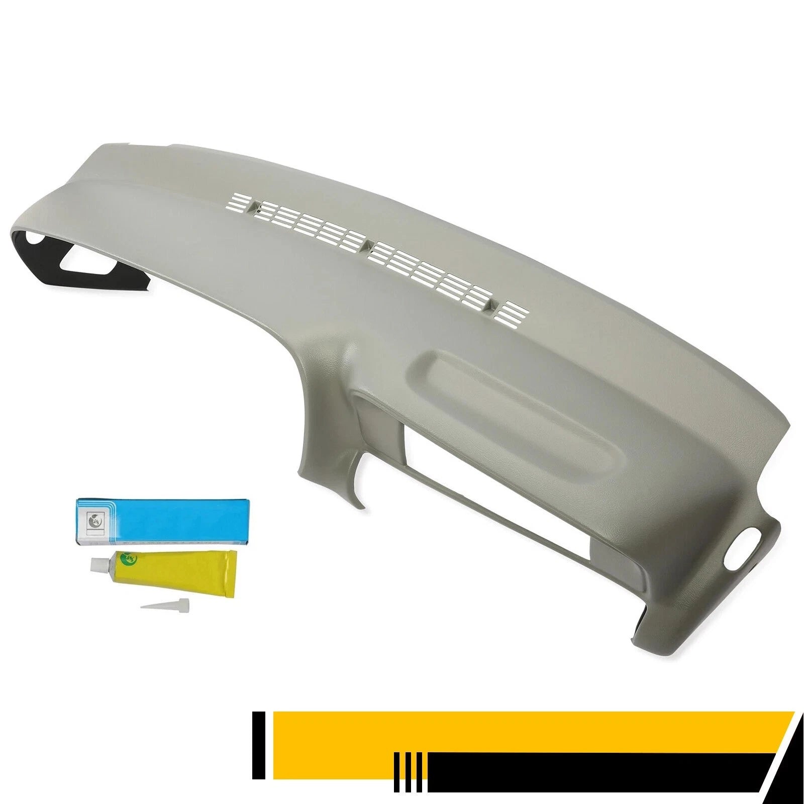 Molded Dash Cover Overlay for Chevy GMC C/K1500 Suburban (1997–1999) Grey