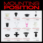 Bumper Retainer Trim Panel Clips Fastener Kits for Toyota Prius (2004-2009)