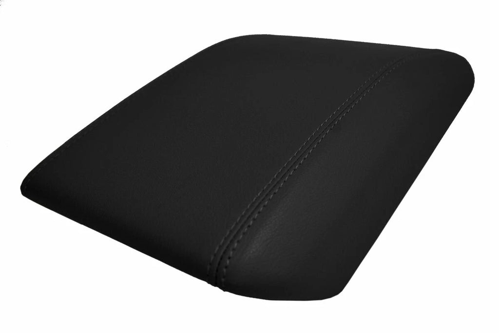 Center Console Lid Armrest Cover for Ford Explorer (2020–2022) Black PVC Leather