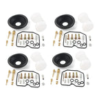 Carburetor Repair Kit Diaphragm Float 4 x Sets for Kawasaki ZX600 A (1985-1987)