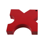 Set of 2 H-Frame Press Bed Plates for Metal Shop Press (5x5x1 inch)