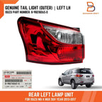 LH Tail Light Rear Lamp Unit for Isuzu MU-X MUX SUV (2013-2017)