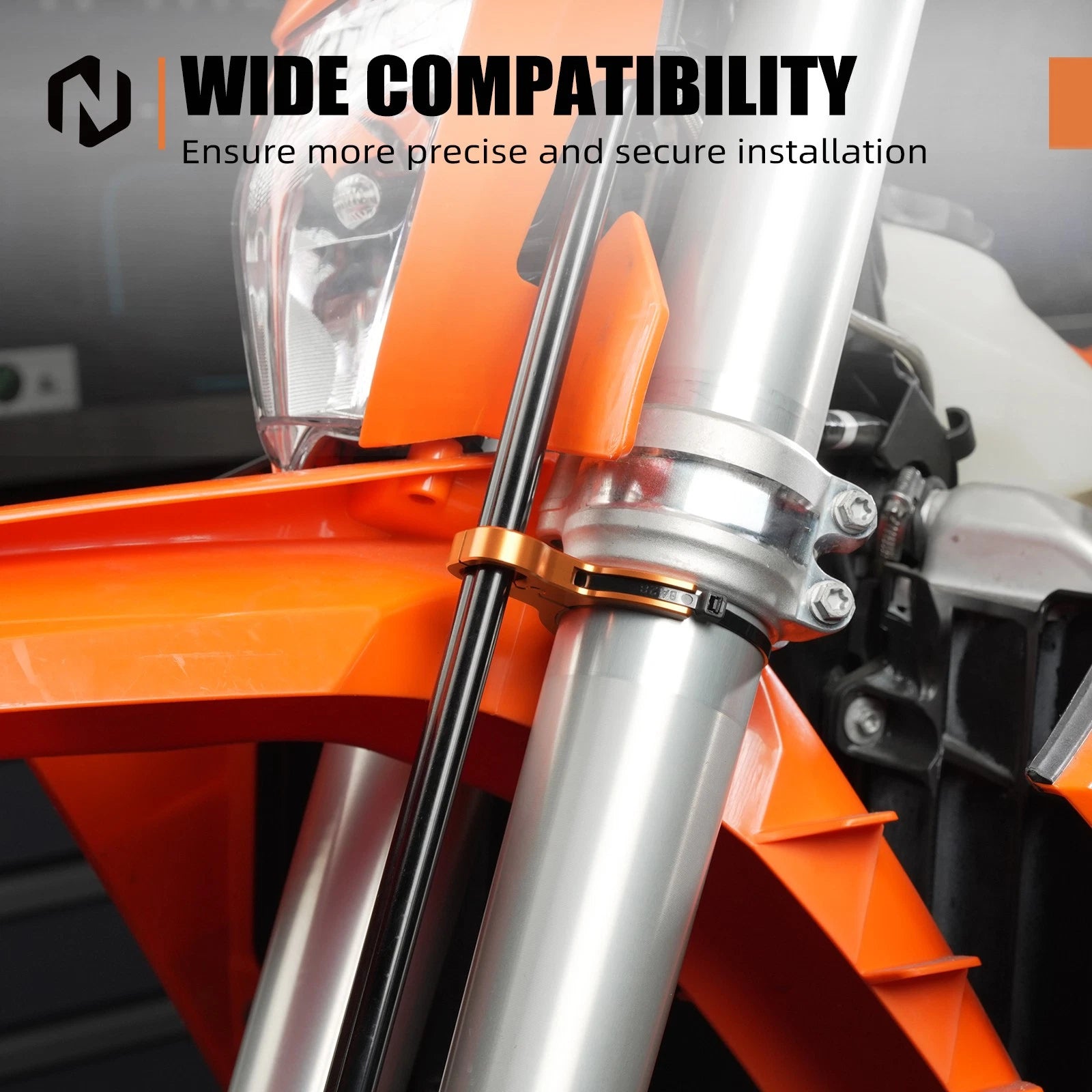 Front Brake Hose Line Guide Clamp for KTM 690 Enduro R/SMC R (2008–2026)
