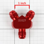 2X 6AN Male Flare Y-Block Splitter Adapter for Universal
