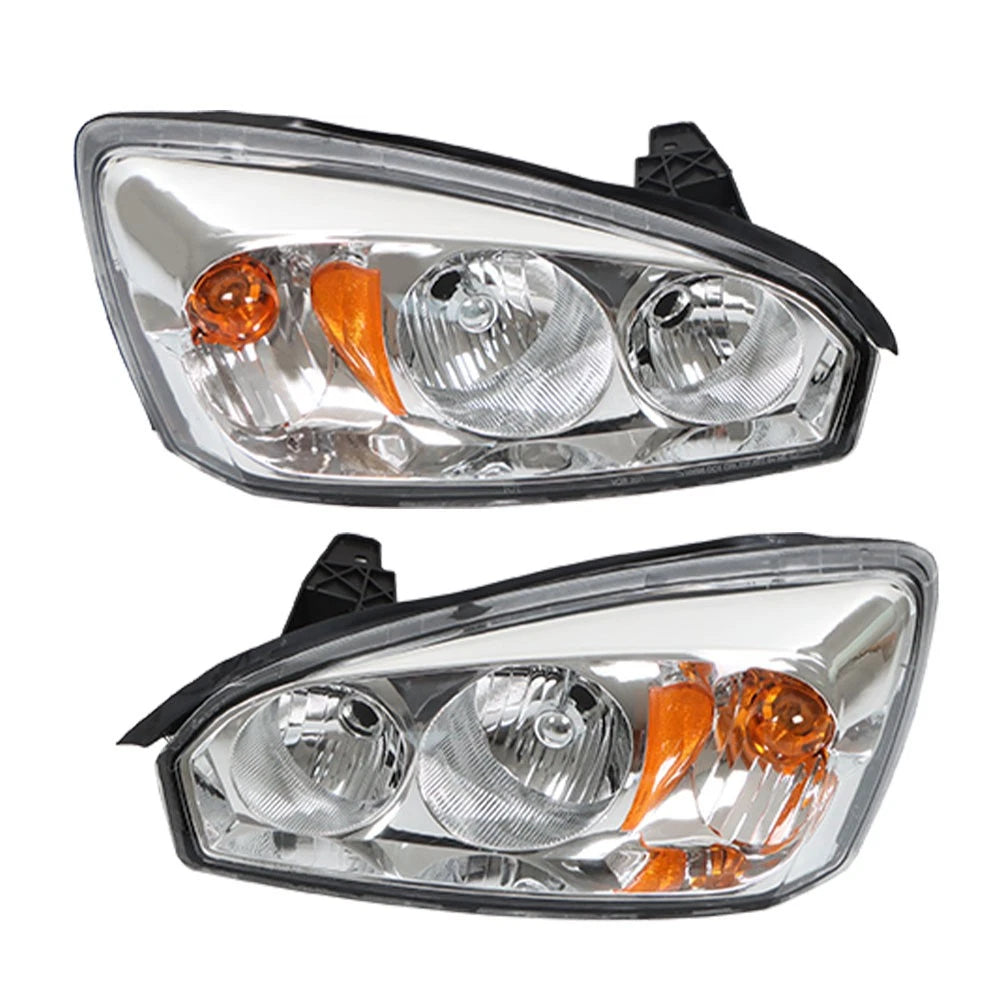 Headlight Assembly Set for Chevy Malibu (2004–2008) Halogen Left+Right
