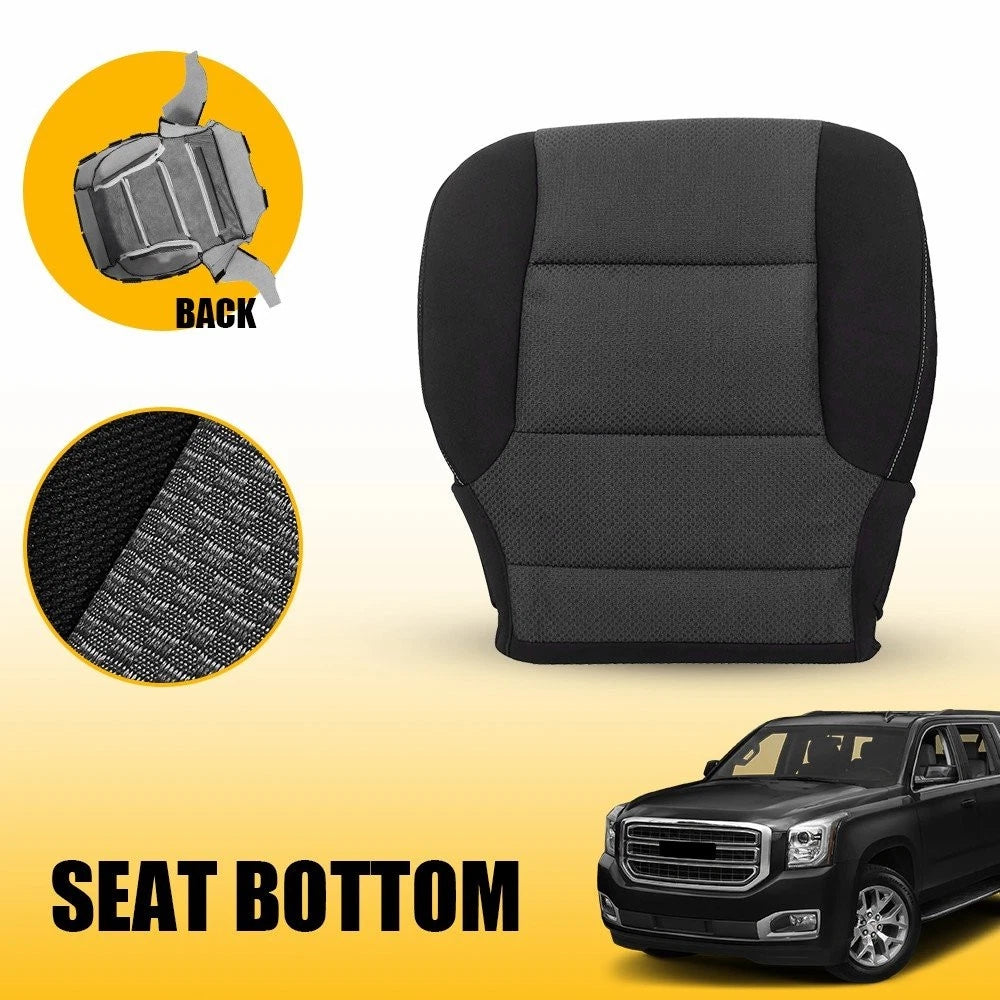 Driver Bottom Cloth Seat Cover for Sierra Silverado Suburban (2015–2019) EPY