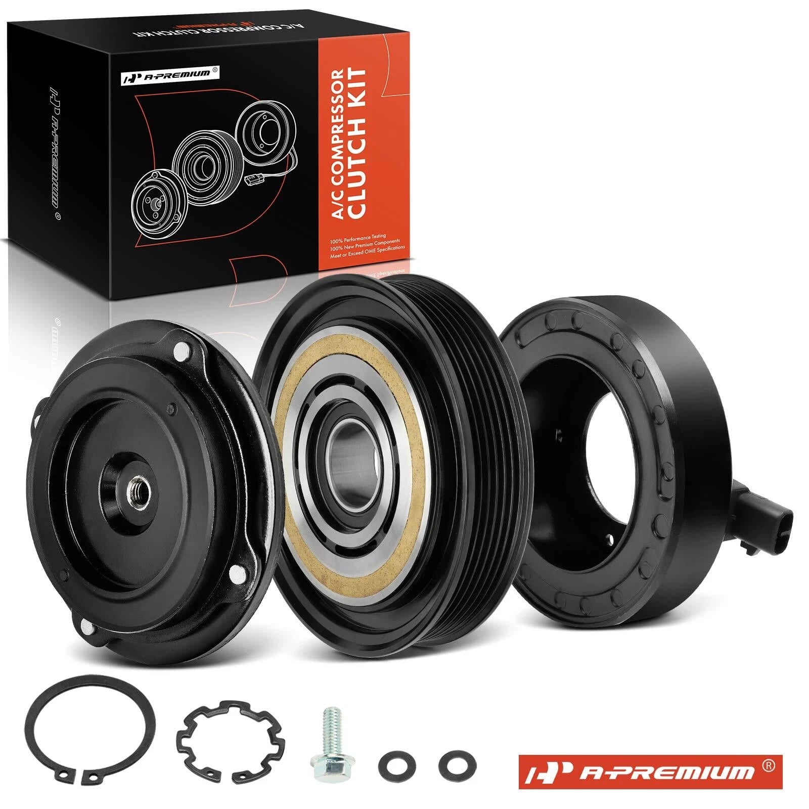 A/C Compressor Clutch Kit for Honda Accord (2008–2012), Acura TL (2009–2014)