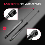 Set of 2 Gas Struts for Leer Camper Shell Topper Rear Window (27 in)