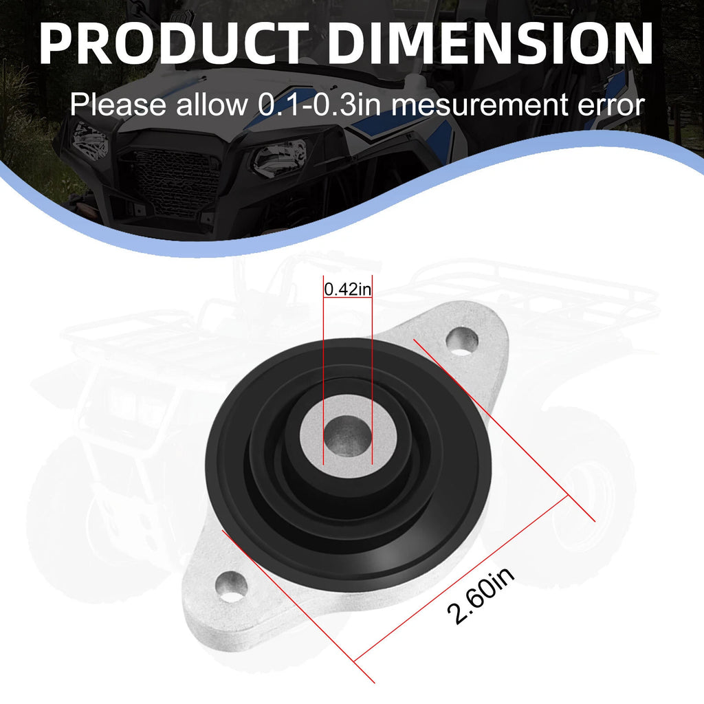 3 Rear Differential Mount Transmission Bracket for Polaris RZR 800/4/S (2010–2014)
