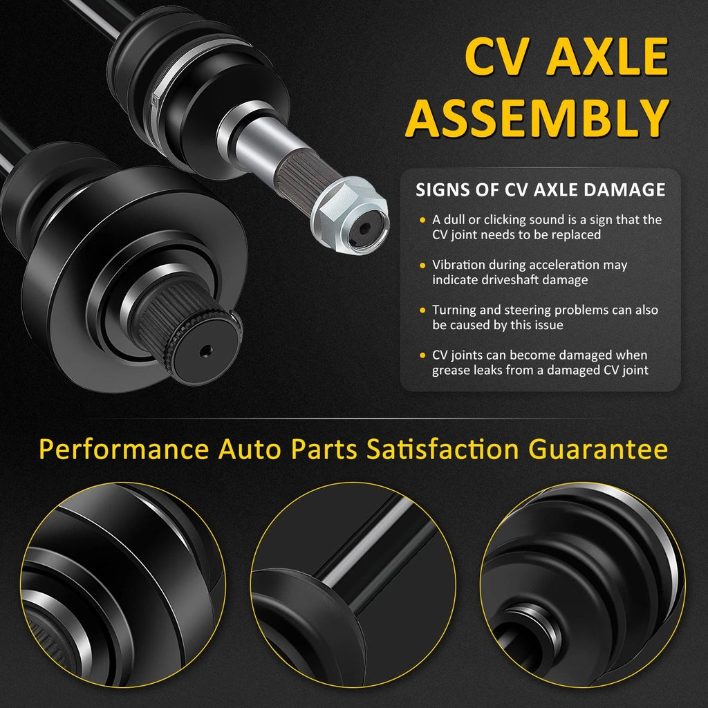 Rear Left CV Axle for Yamaha Rhino 700 (2008–2013)
