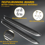 Set of 2 Silver Running Boards for Toyota Highlander (2022–2024)