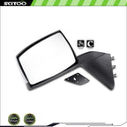 Chrome Manual Mirror for Volvo VNL (2004–2016) LH Side Hood 82361058 82361050