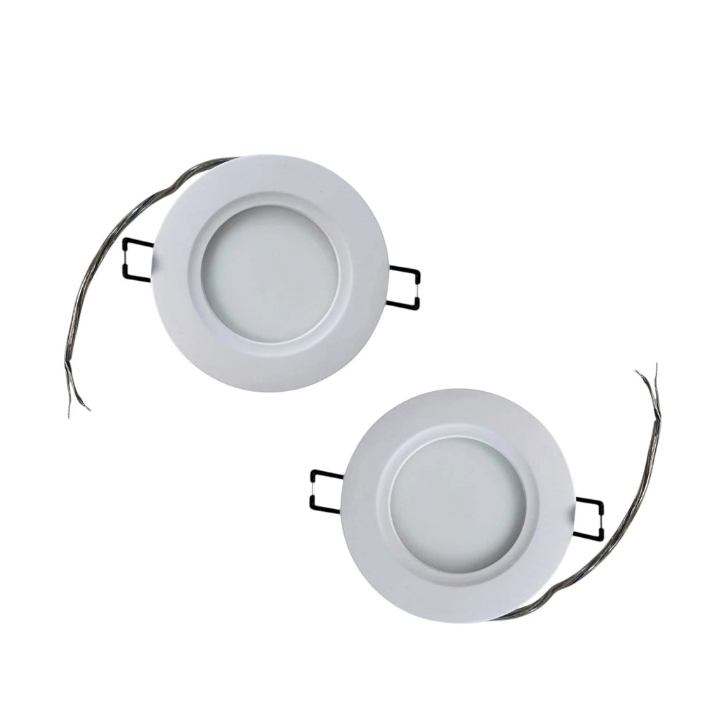 2X Charon Round 4'' Dimming Blue LED Lights for Vista 480302 (13.8VDC)