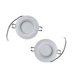 2X Charon Round 4'' Dimming Blue LED Lights for Vista 480302 (13.8VDC)
