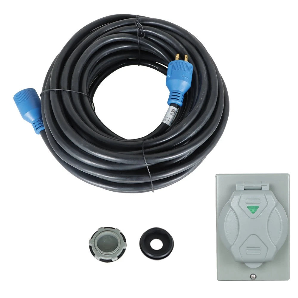 30 Amp Generator Cord for Power Inlet Box (75FT)