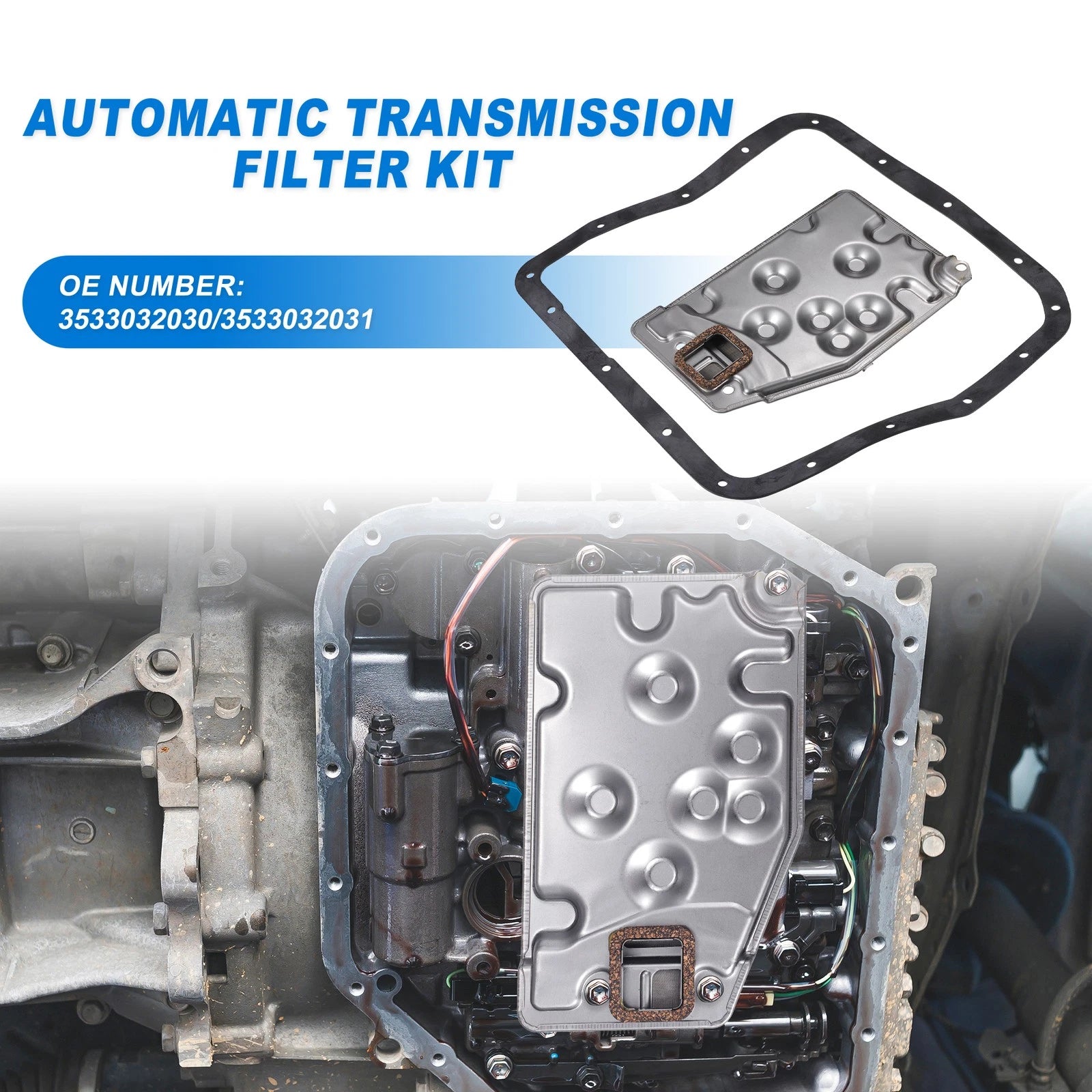 Transmission Fluid Filter Oil Pan for Toyota A140E A140L (No. 3533032030)