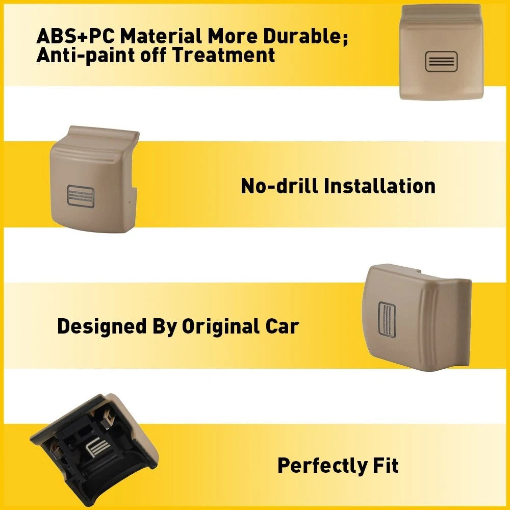 Sunroof Window Switch Button Cap Cover for Mercedes W221 S-Class (2005â2013)