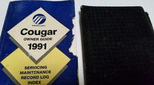 Owners Manual Collection for Mercury Cougar (1991)