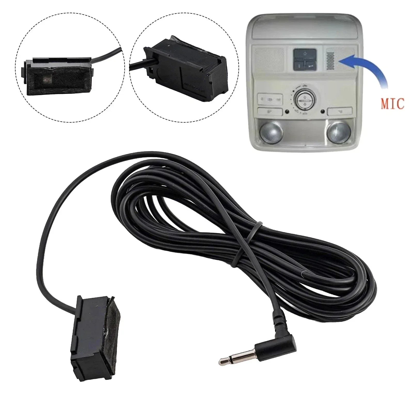 Microphone Lightweight for Golf Car Stereo 32dB Sensitivity