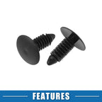 30 Pcs Bumper Clips No. 6030441 for Jeep Ram  Plastic Black
