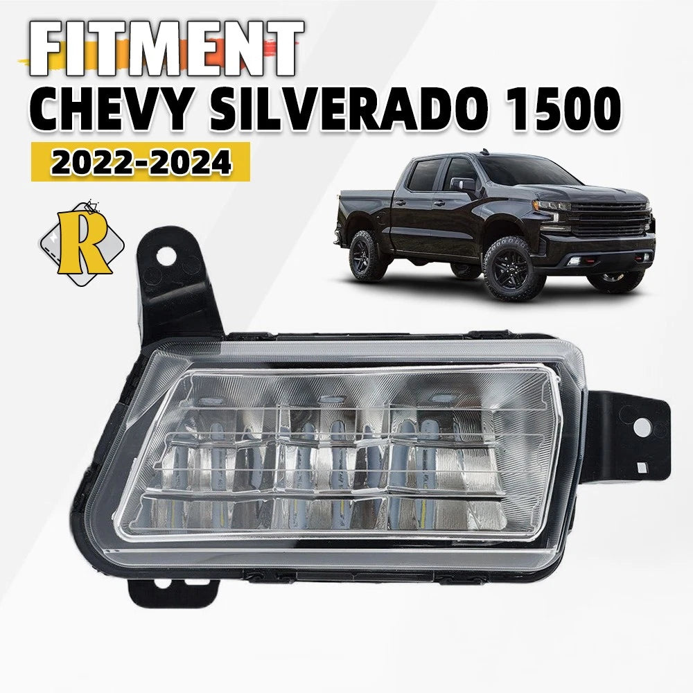 Front LED Fog Light for Chevy Silverado 1500 (2022–2024) Right Side