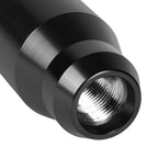 Shift Knob for Universal Fit (J2) - Aluminum Cylindrical Black with Adapters