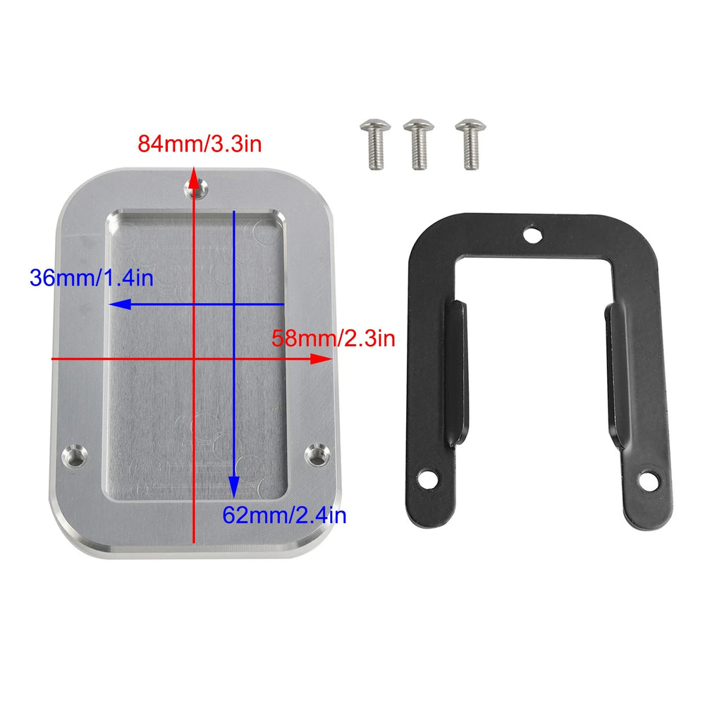 Kickstand Enlarged Plate Pad for Interceptor 650 GT 650 (2018–2023)