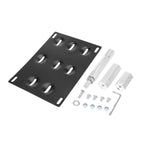 Bumper Tow Hook License Plate Mount Bracket for Mercedes