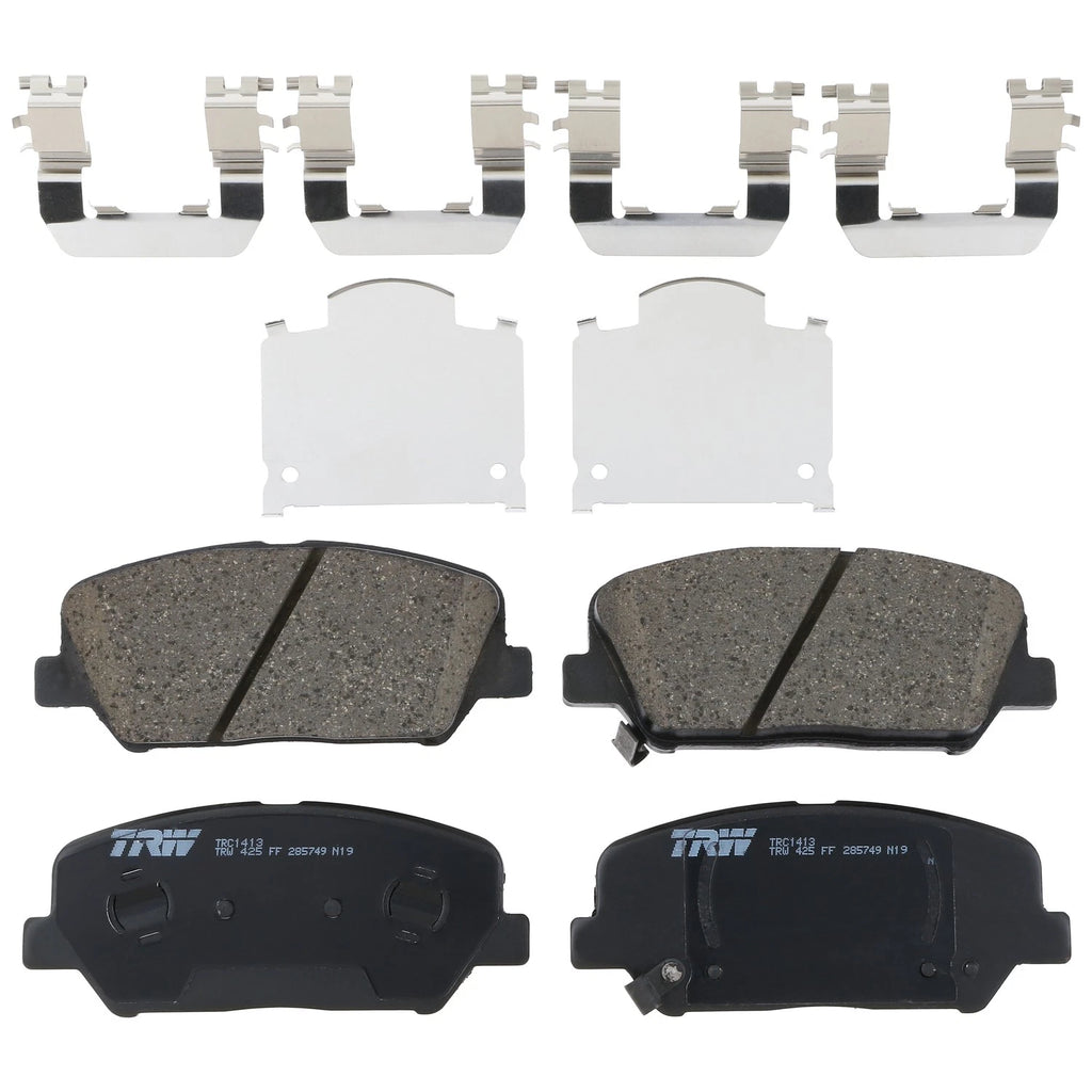 Set of 4 Disc Brake Pads for Kia Optima (2011–2015)