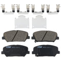 Set of 4 Disc Brake Pads for Kia Optima (2011–2015)
