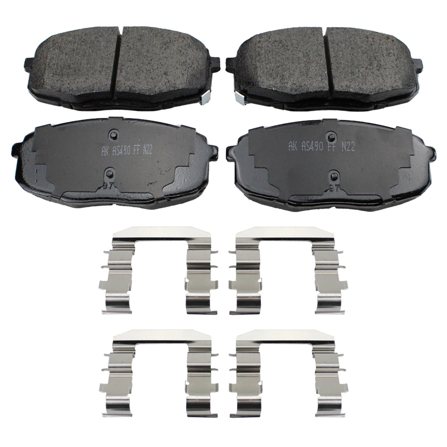Front ProAct Disk Brake Pads for Hyundai Elantra, Kia Forte, Soul (2011–2023)