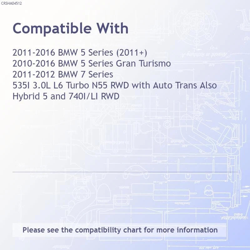 Replacement Aluminum Radiator for BMW 5 Series (2011–2016)