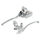1" Handlebar Hydraulic Brake Master Cylinder & Clutch Lever for Universal Motorcycle