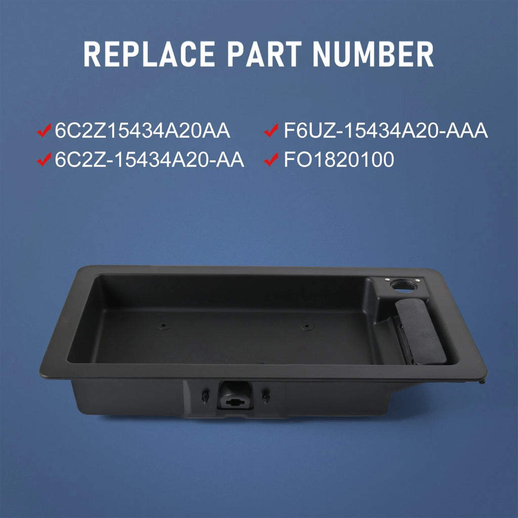 Rear Cargo Door Handle & License Plate Bracket for Ford Van E150 E250 E350