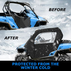 Set of 4 Soft Doors & Rear Panel Cab Enclosures for Can-Am Commander 800/1000 (2011–2020)