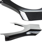 Carbon Fiber Steering Wheel Cover Trim for Lexus IS RC NX (2015-2024)
