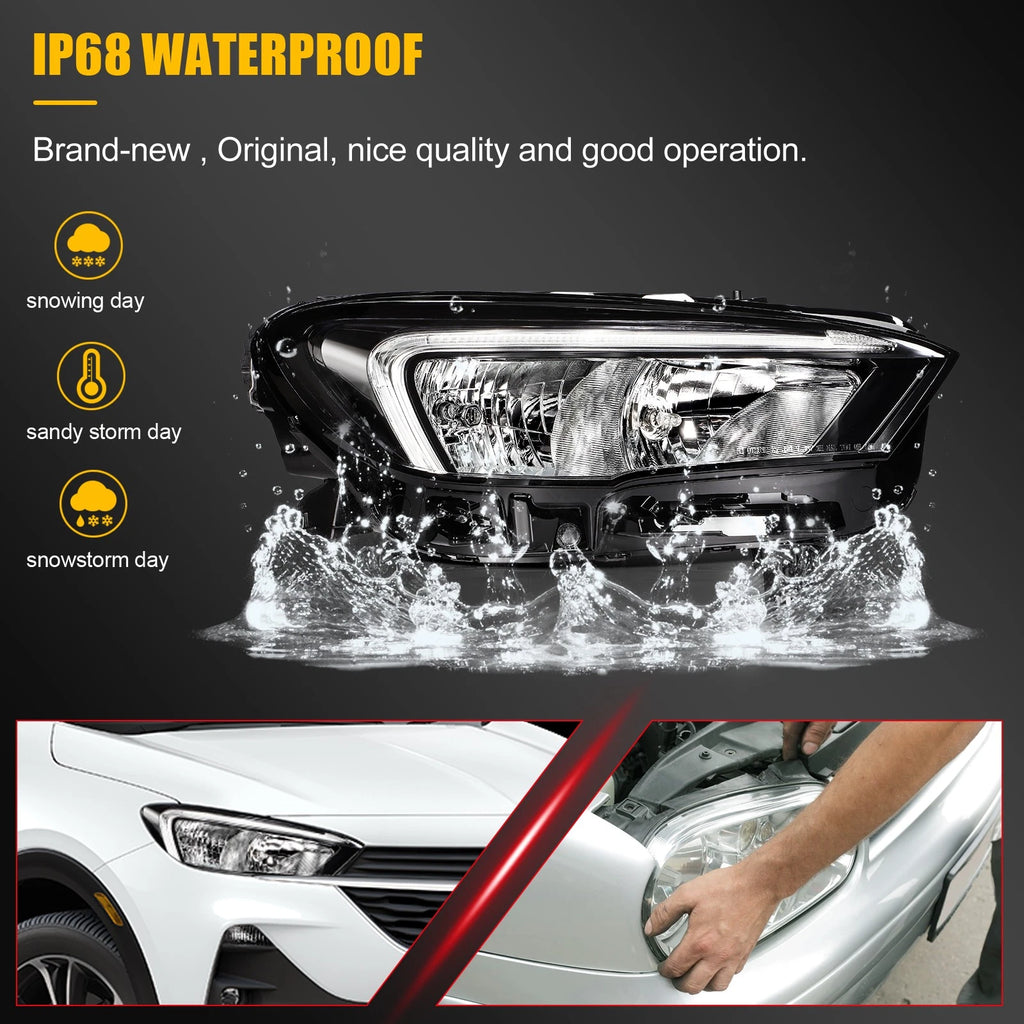 Right Side Headlight with LED DRL for Buick Encore GX (2020–2023)