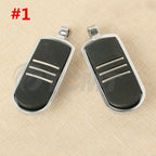 1-1/4" Chrome Highway Short Angled Pegs for Harley (Fitment Specific)