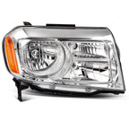Right Side Headlight for Honda Pilot (2009–2011) Chrome Amber Reflector