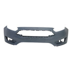 Front Bumper Cover with Grille for Ford Focus (2015-2018) Chrome Black