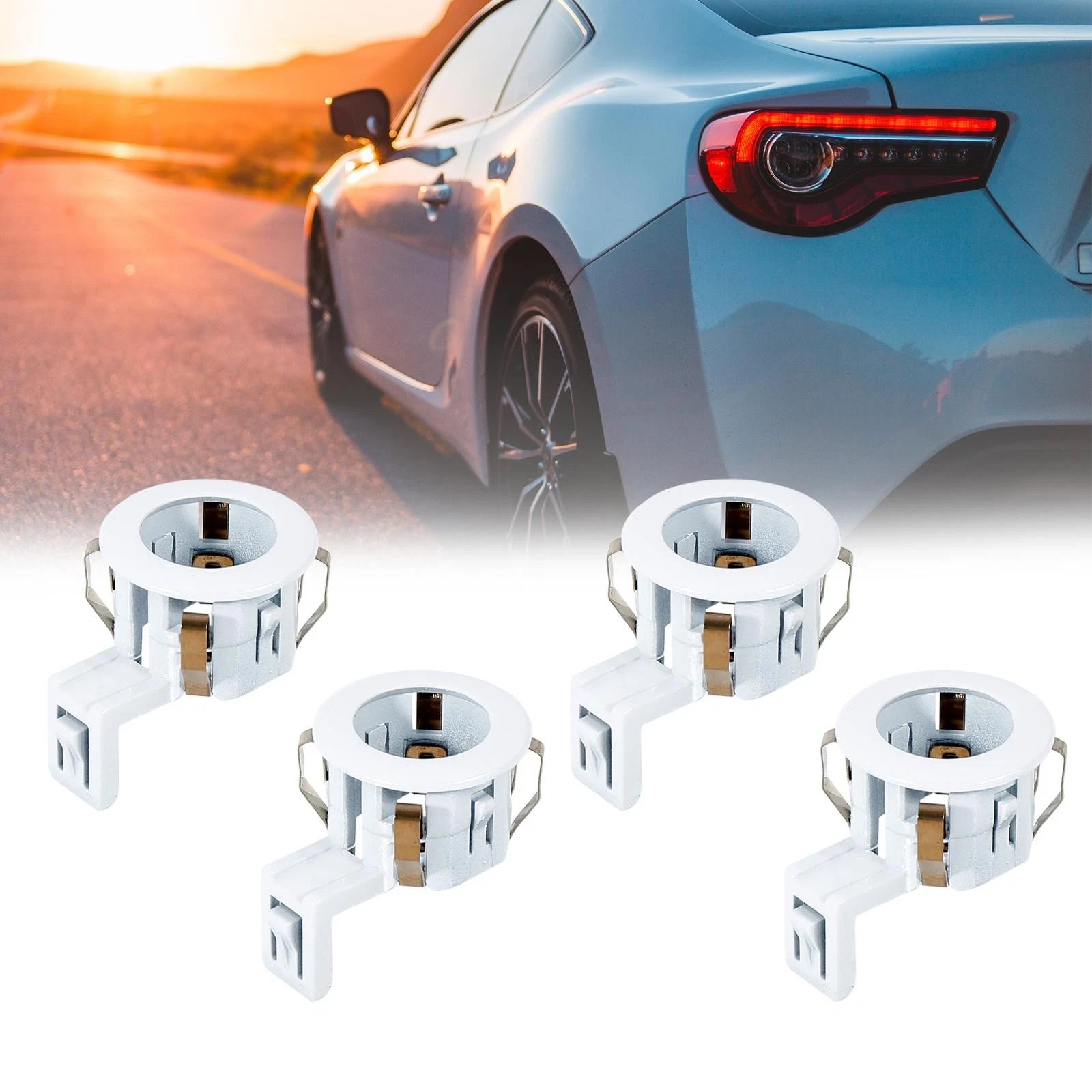 Set of 4 Parking Sensor Retainer Clips for Toyota Sienna Sequoia (2011–2020)