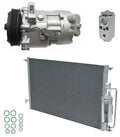 A/C Compressor Kit with Condenser Replacement for Saab 9-3 2.0L (2009–2011)