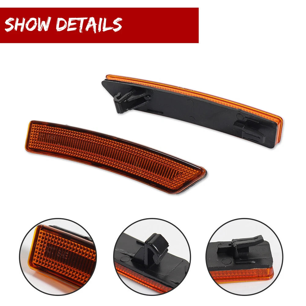 Amber Lens Side Marker Lamps for Lincoln Nautilus, MKX (2016–2022)