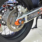 Rear Axle Sliders Guards Pads for KTM 950/990 Duke Adventure/Enduro R (2002–2012)