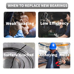 Deep Groove Ball Bearing 6904DDU for Scooter Skateboard Wheel (P0 20x37x9mm)