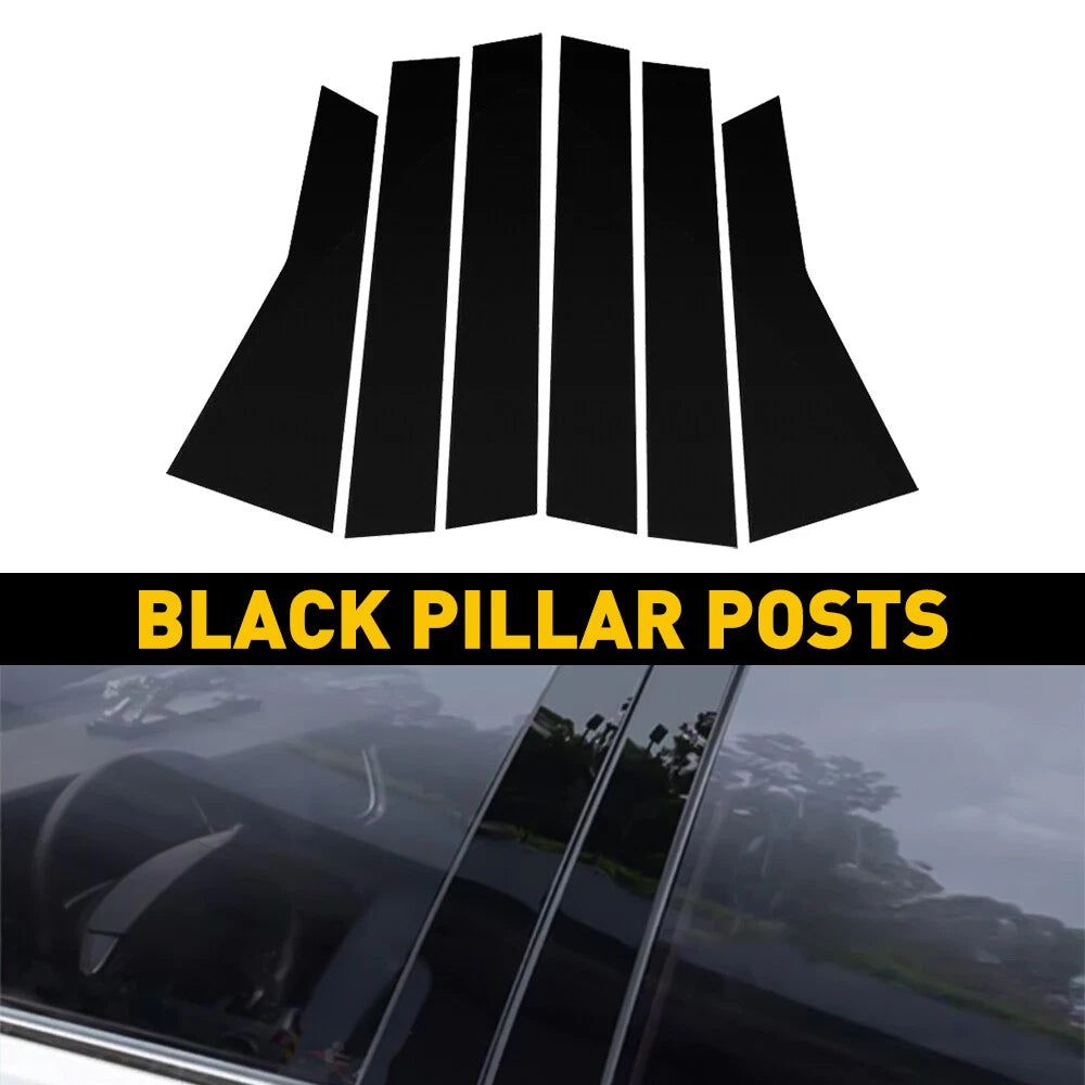 Set of 6 Chrome Pillar Post Trim for Honda CR-V (2017–2022)