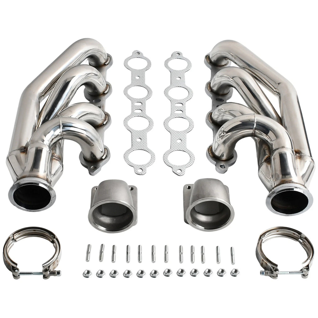 Turbo Exhaust Header + Elbow for Chevy Small Block V8 LS1/LS2/LS3/LS6 (1997–2015)