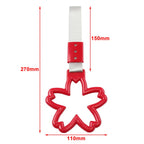 Cherry Blossom Ring Handle Strap for Train Bus - Drift Charm Tools BLK