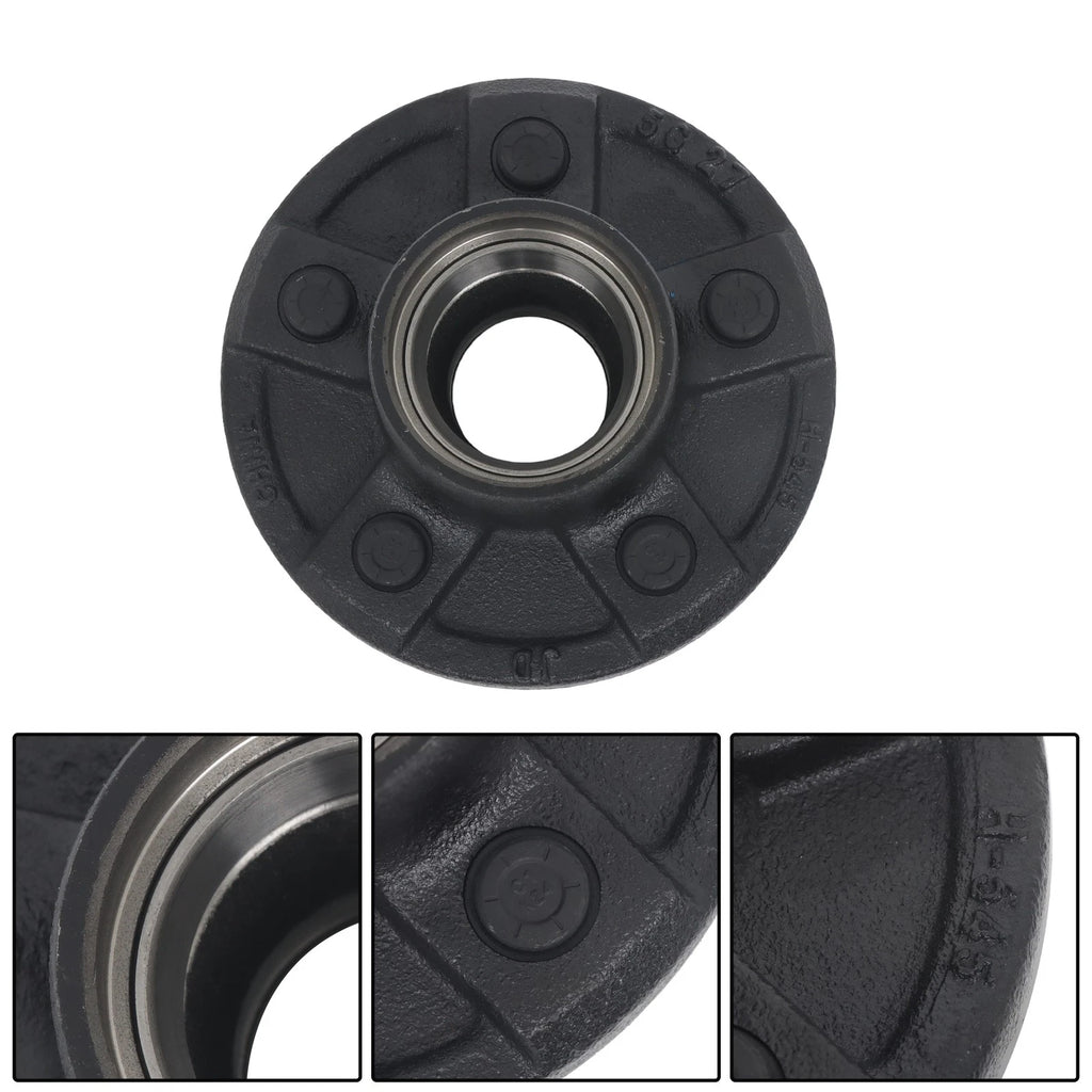 Stub End Unit Trailer Axle for 3500# L15 (5 Lug, 4.5" Idler Hub)