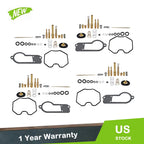 Set of 4 Air Cut Off Valves & Carburetor Repair Kits for Honda CB650 (1980)